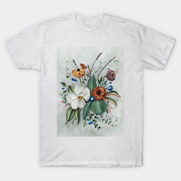 Moody Magnolia T-Shirt by ShealeenLouise